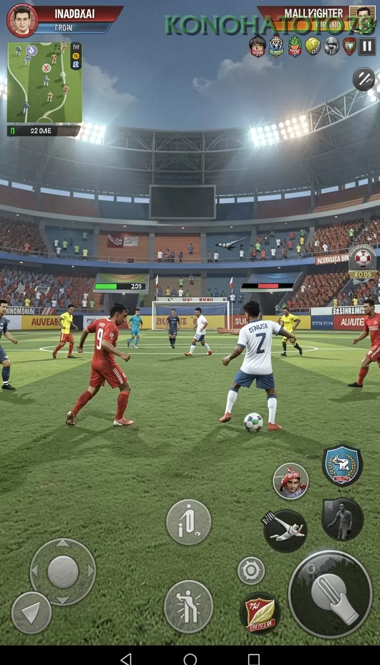 Cuplikan layar HOKI — menu navigasi